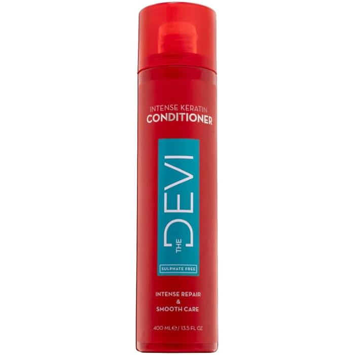 DEVI Intense Keratin Conditioner, Intense Repair and Smooth Care, Sulphate Free, 400 ml - Image 1